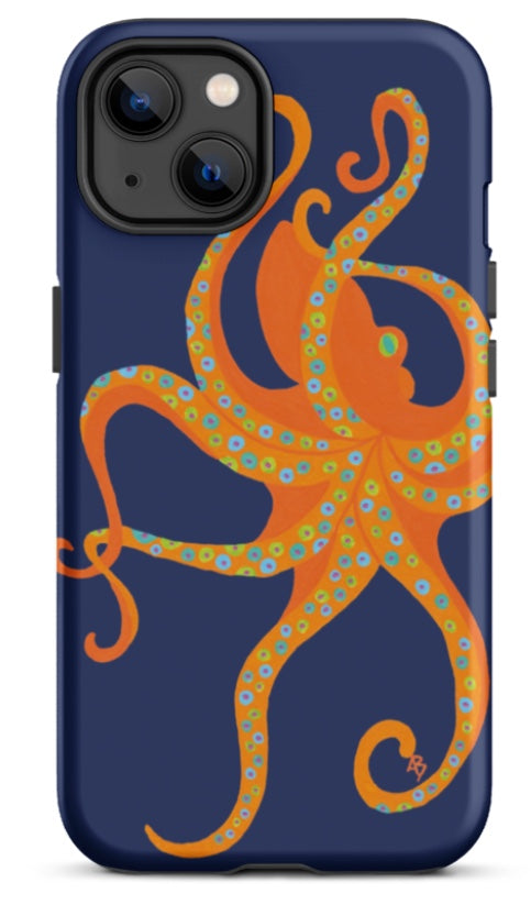 Dancing Octopus iPhone Tough Case – FestiveFish Dancing Octopus iPhone Tough Case – FestiveFish