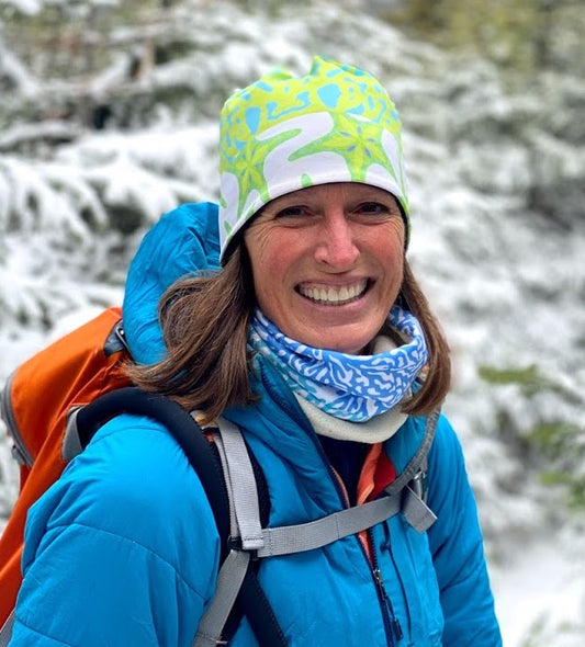 Nordic Hat: Lime Coral / Starfish Hat