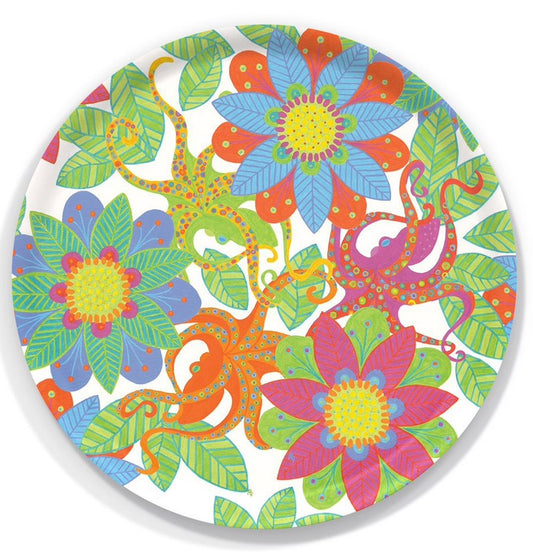 Medium Round Tray: Limited Edition Blooming Octopus