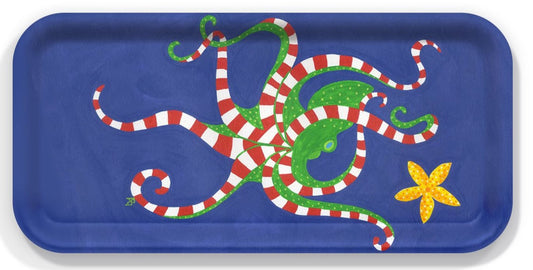 Small Tray: Dancing Octopus Holiday (Copy)