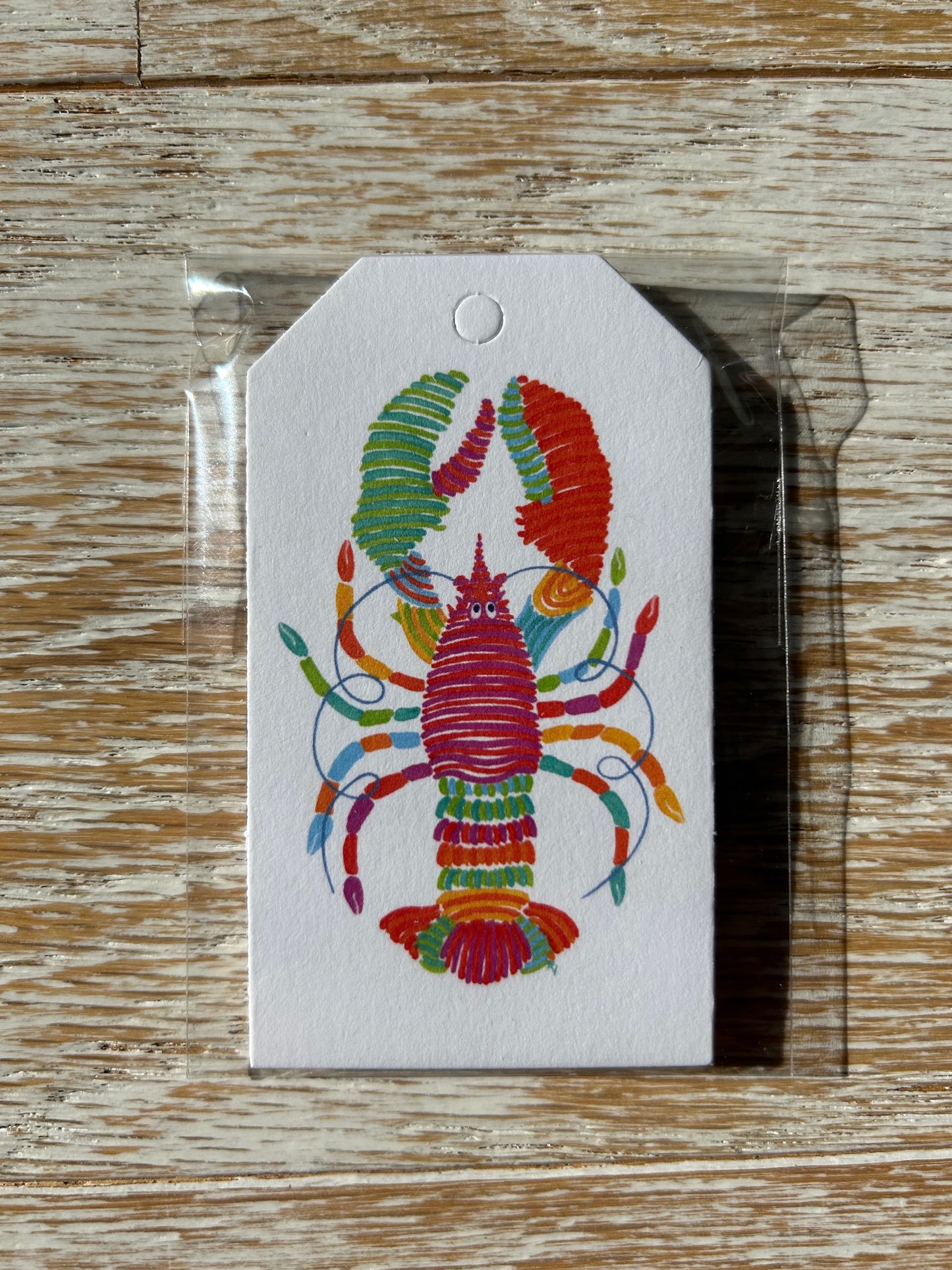 Crazy Happy Lobster Gift Tag Pack (6)