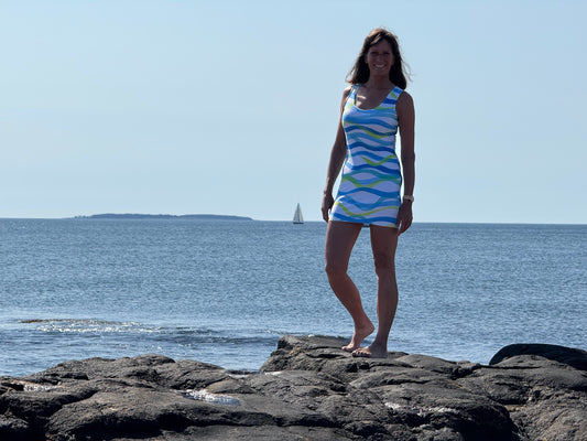 Sea Stripes Tank Dress