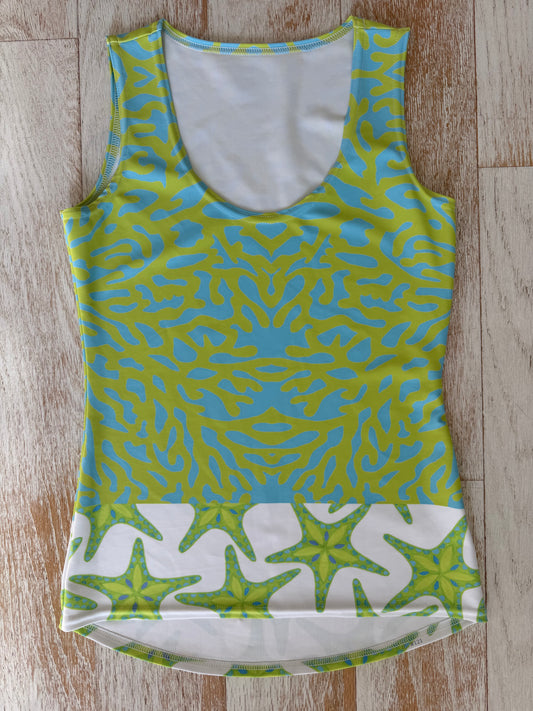 Lime Coral Tank Top