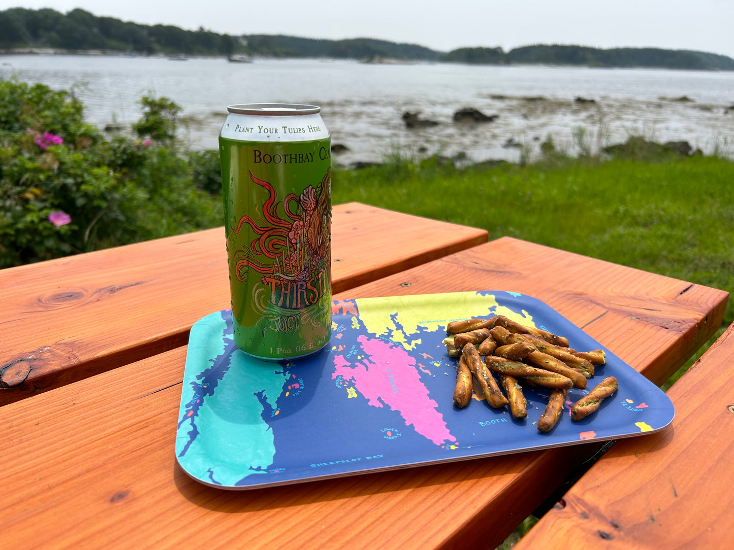 Medium Tray: Boothbay Harbor Chart