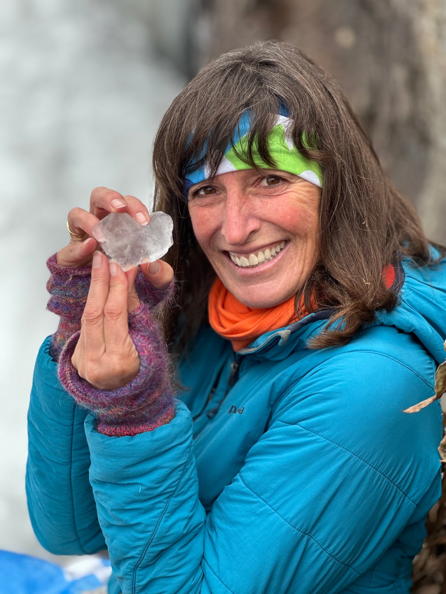 Salt Band/Sun Scarf: Happy Mountains