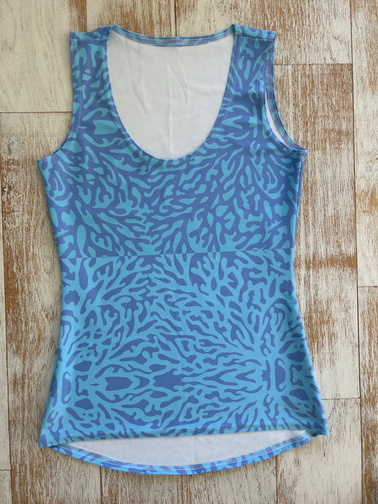 Perriwinkle Coral Tank Top