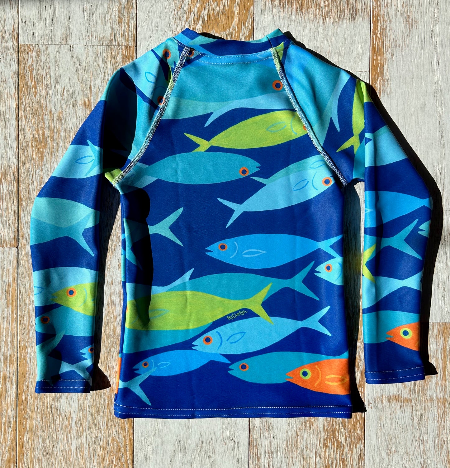 Toddler Wee Fish Rash Guard Top