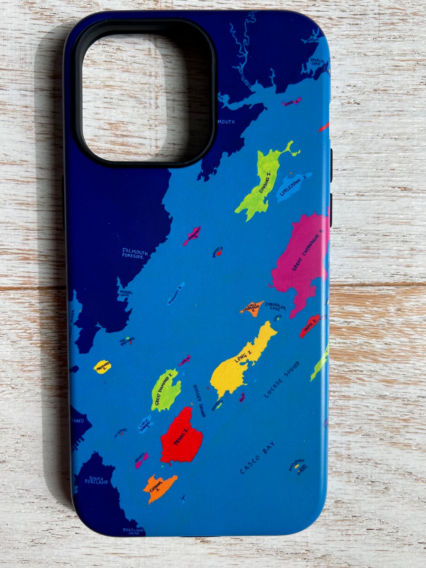 Casco Bay Chart iPhone Tough Case