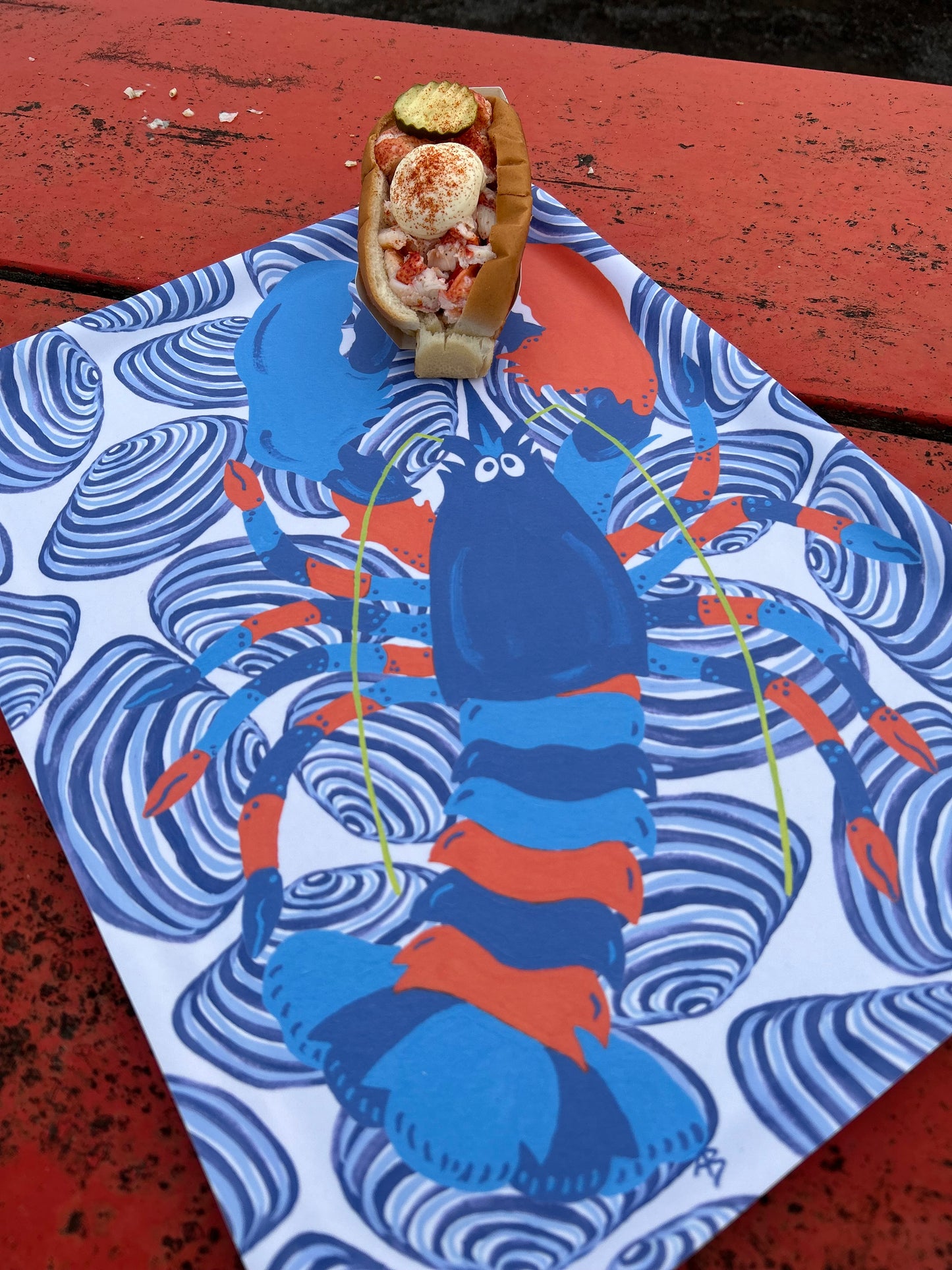 Large Tray: Midnight Lobster on Clams