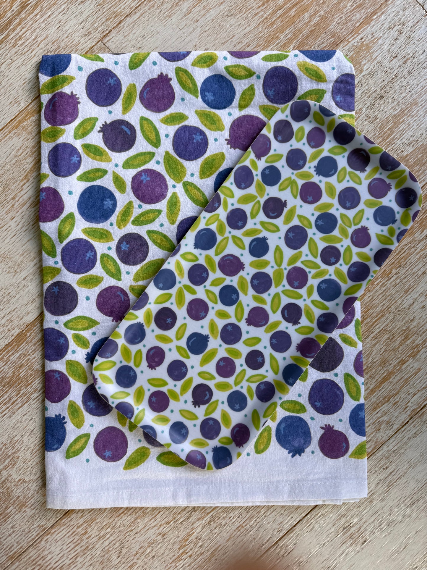 Blue Berries Flour Sack Towel