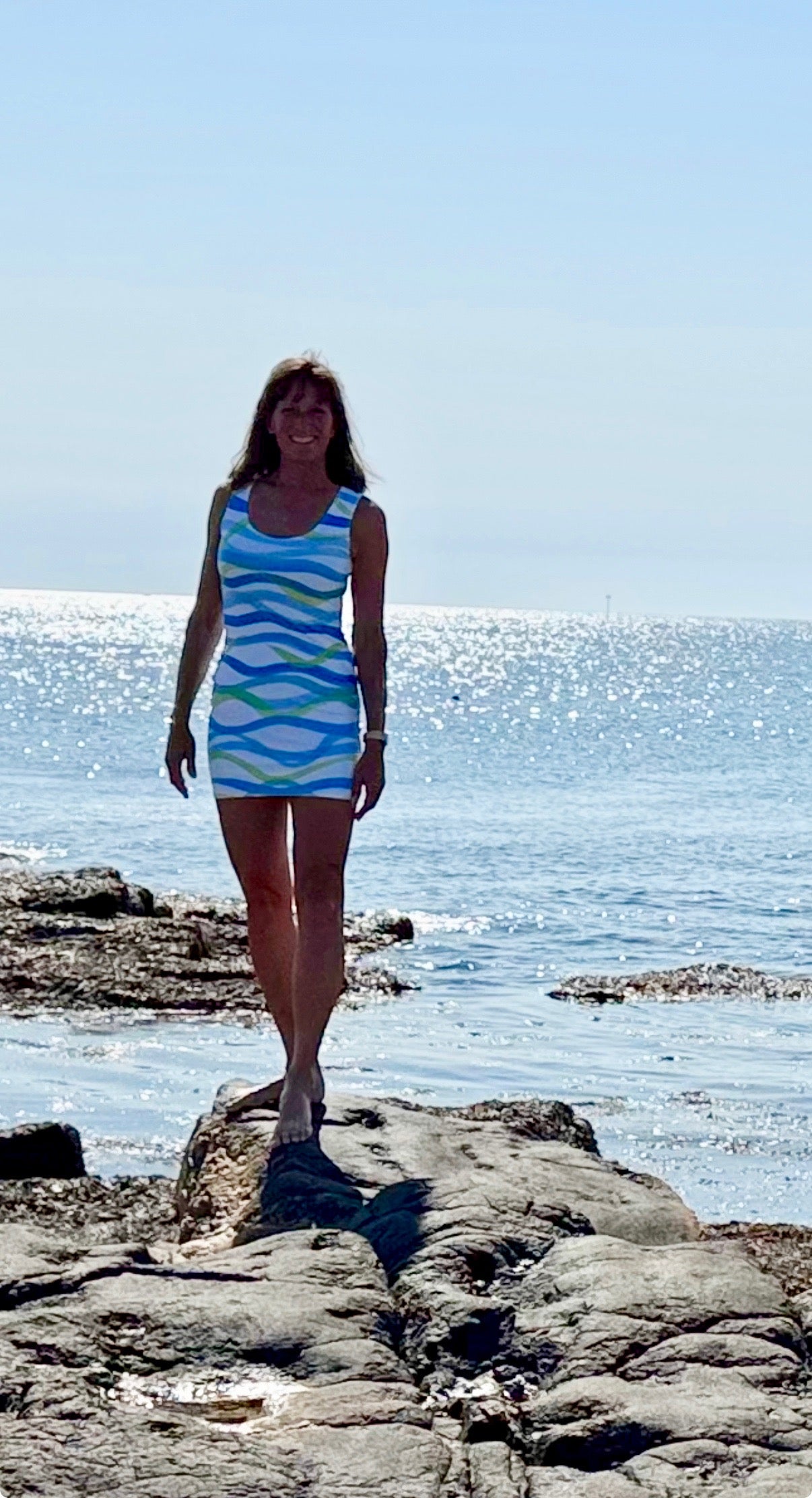 Sea Stripes Tank Dress