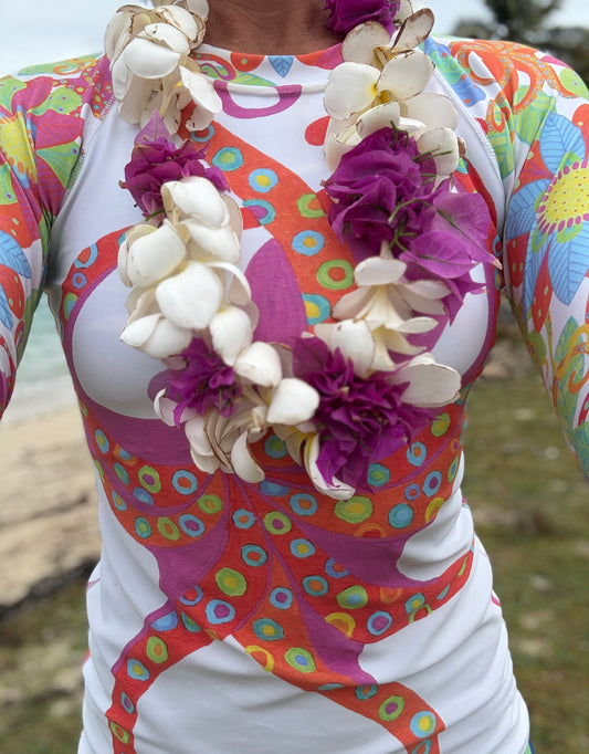 Blooming Octopus Rash Guard Top