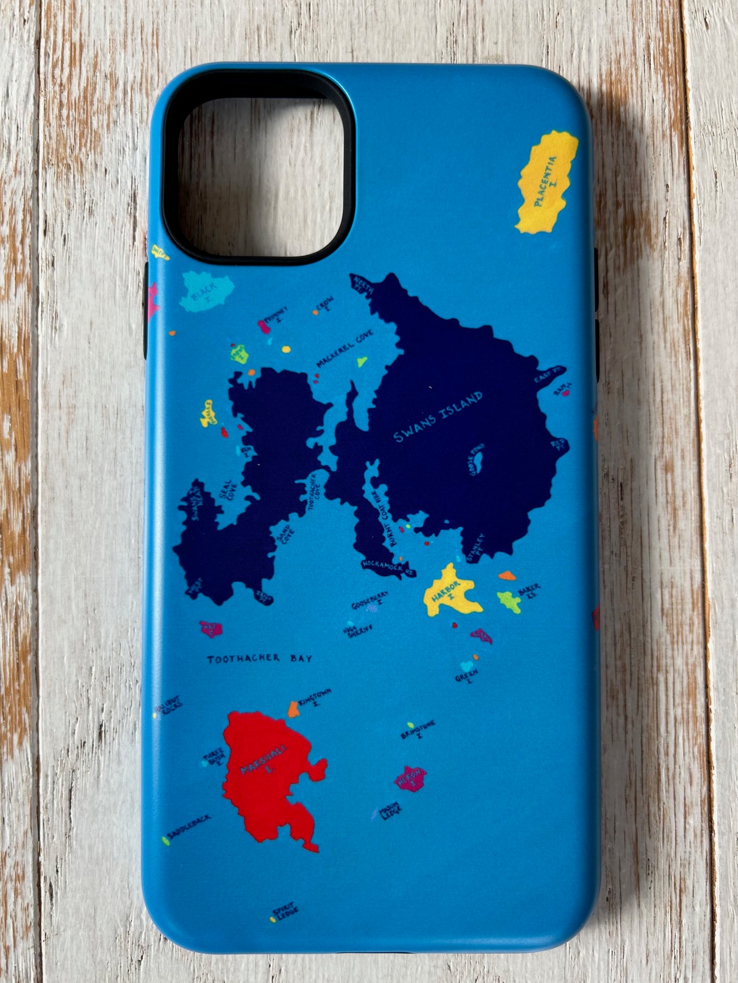 Swans Island Chart iPhone Tough Case