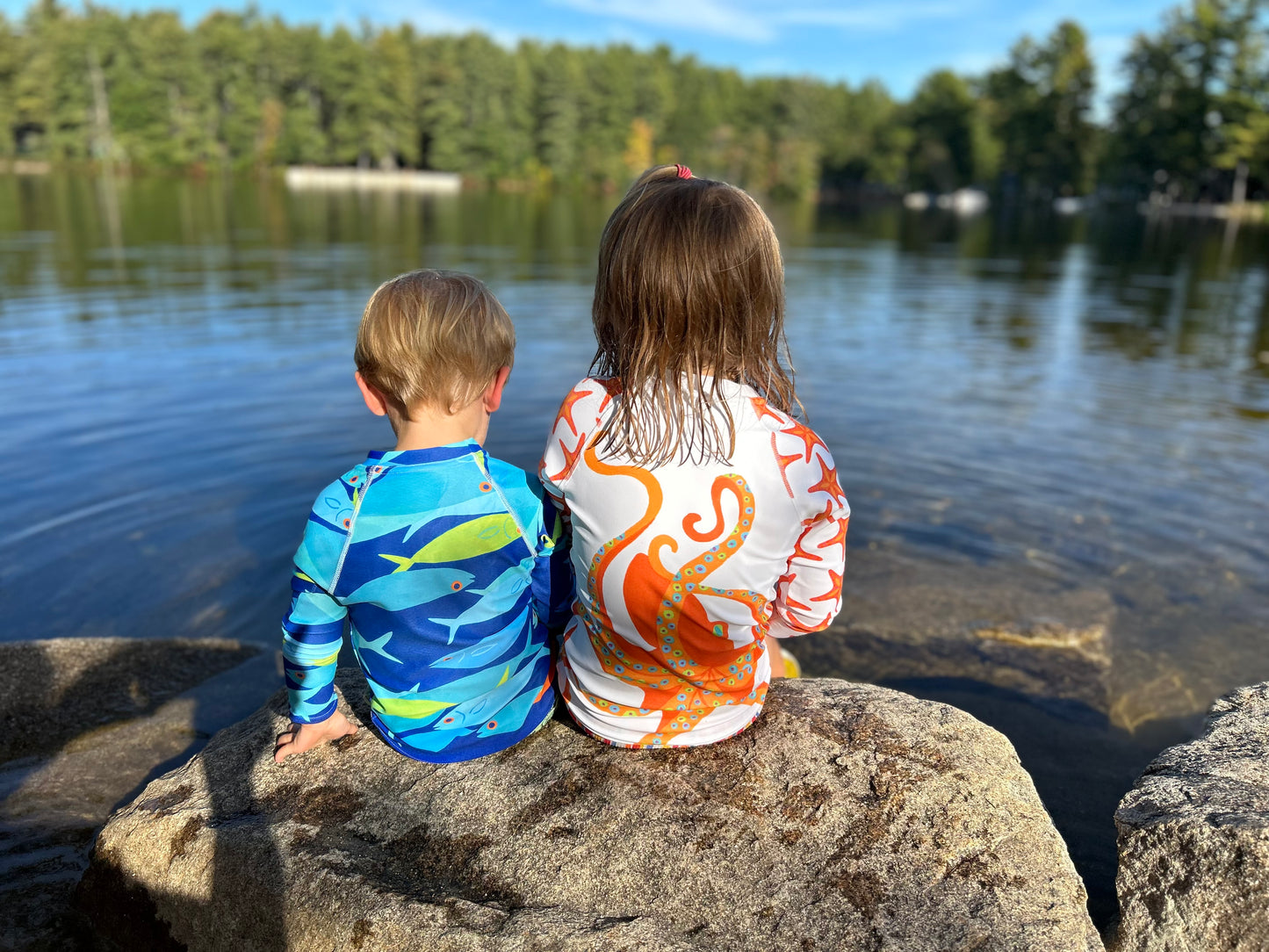Toddler Dancing Octopus Rash Guard Top