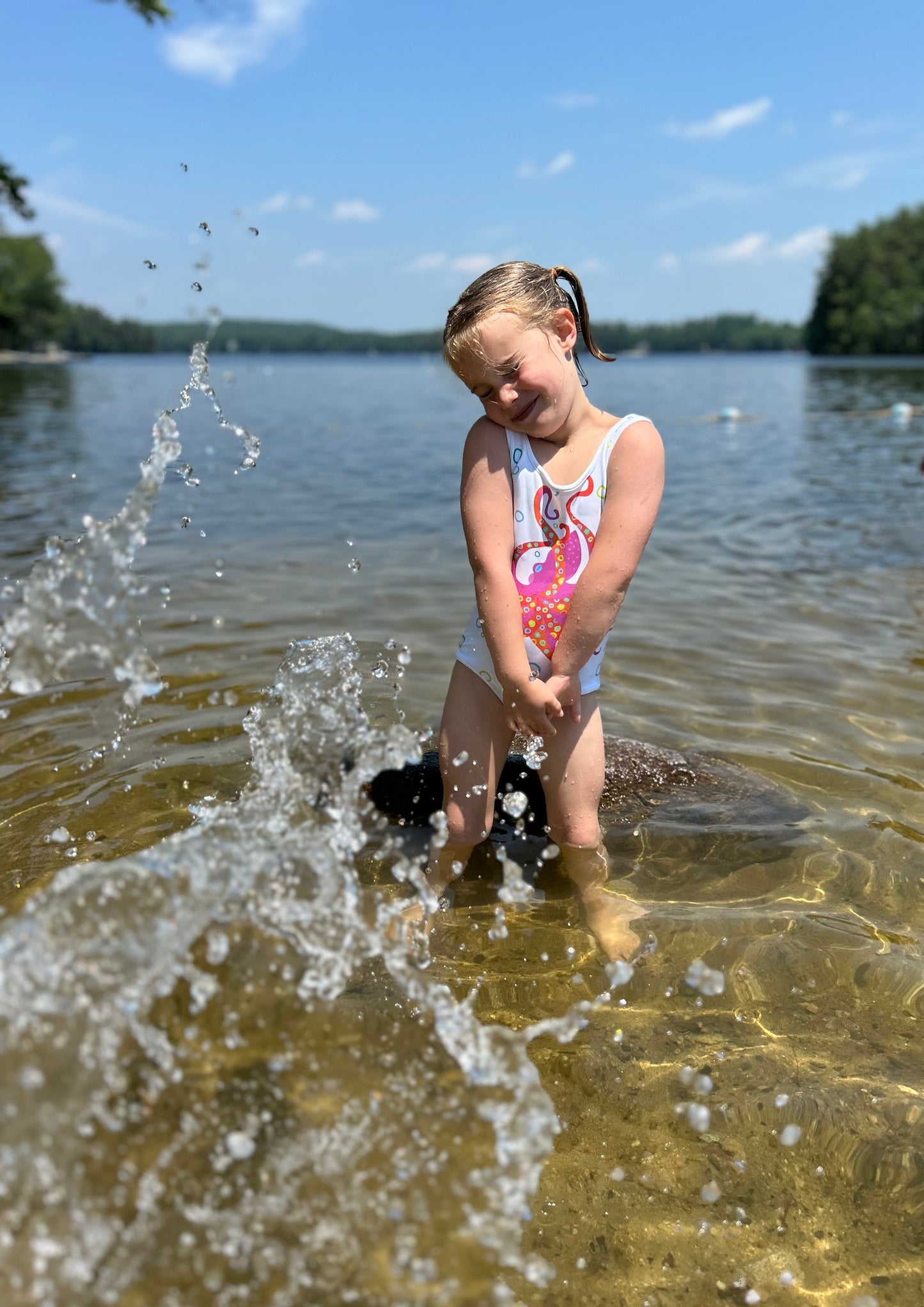 Blooming Octoups Toddler Swim Suit