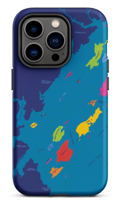 Casco Bay Chart iPhone Tough Case