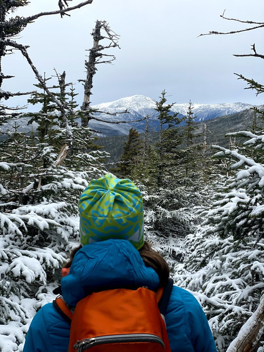 Nordic Hat: Lime Coral / Starfish Hat