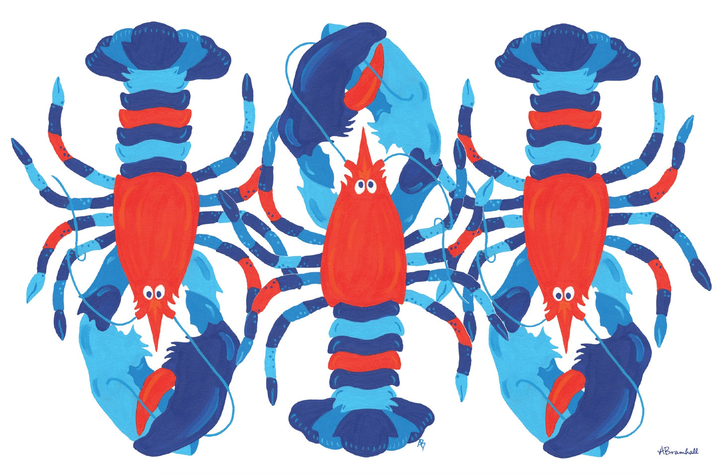 Nautical Lobsters Placemat