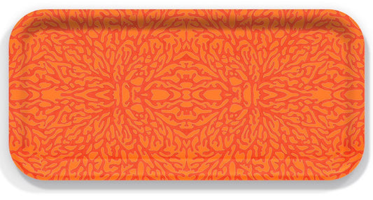 Small Tray: Orange on Orange Coral