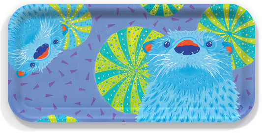 Small Tray: Blue Otter