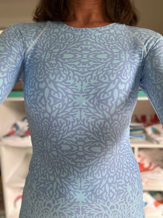 Perry Coral Rash Guard Top