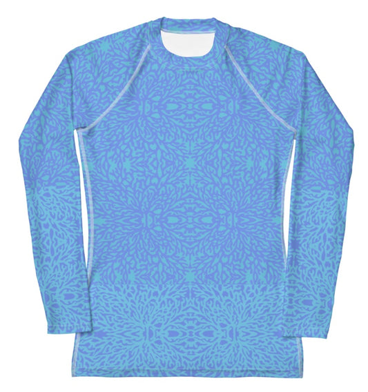 Perry Coral Rash Guard Top