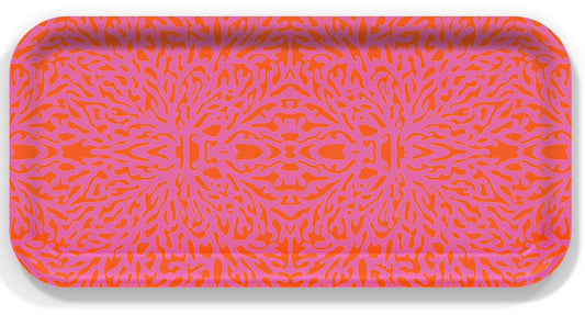 Small Tray: Pink Orange Coral