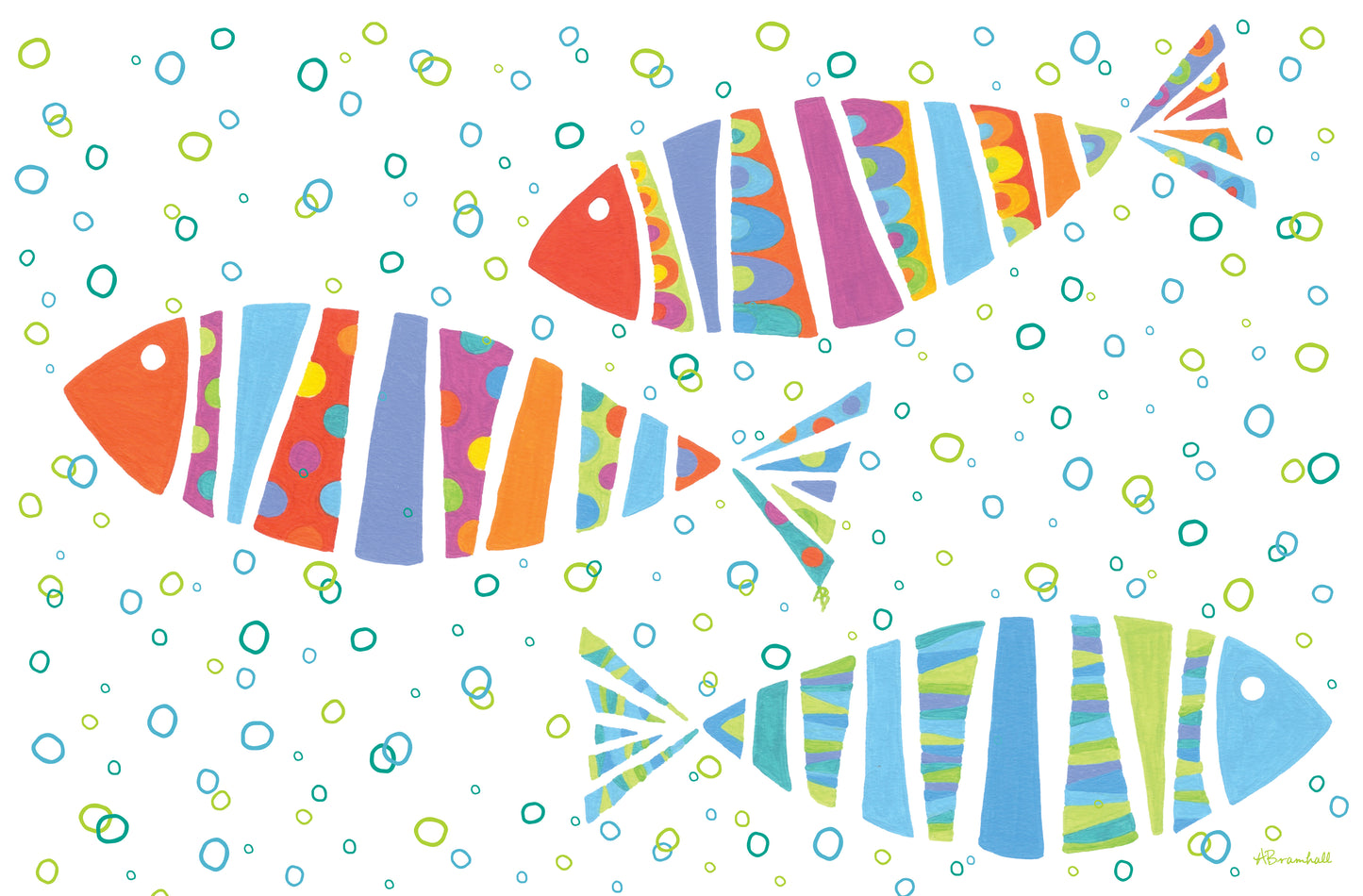 Fish 'n Bubbles Placemat