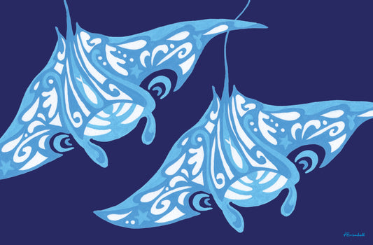 Maori Rays on Midnight Placemat