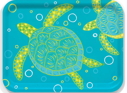 Large Tray: Turtles
