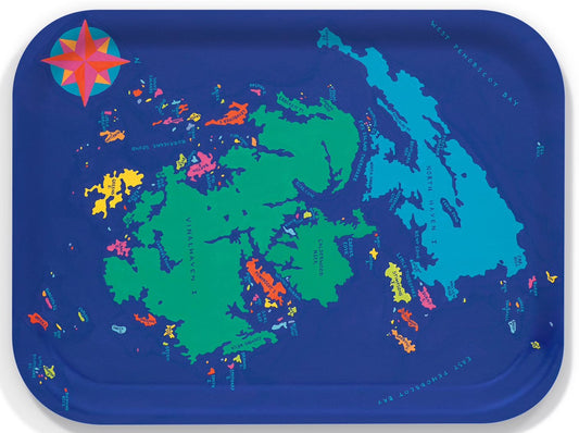 Medium Tray: Vinalhaven Chart