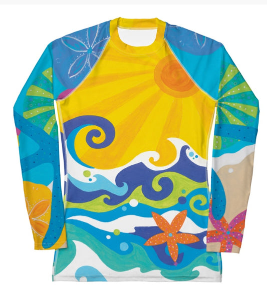 Waves Rash Guard Top