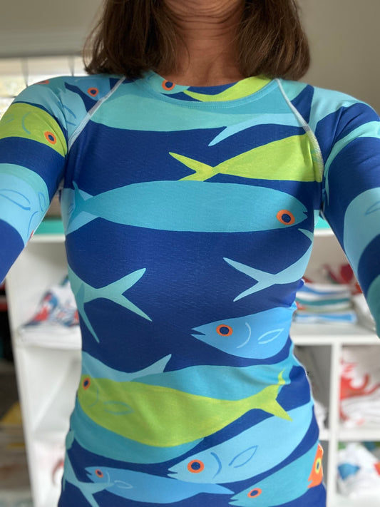 Wee Fish Rash Guard Top