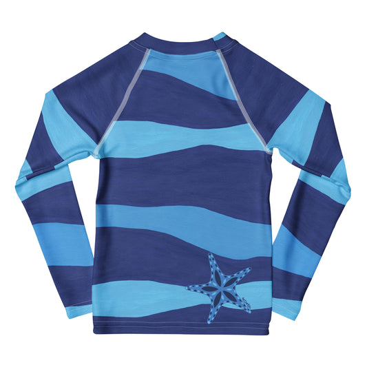 Toddler Seal with StarfishRash Guard Top