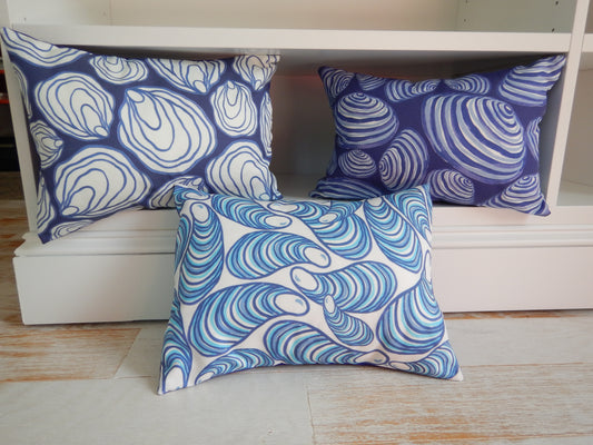 Blue Mussels Pillow