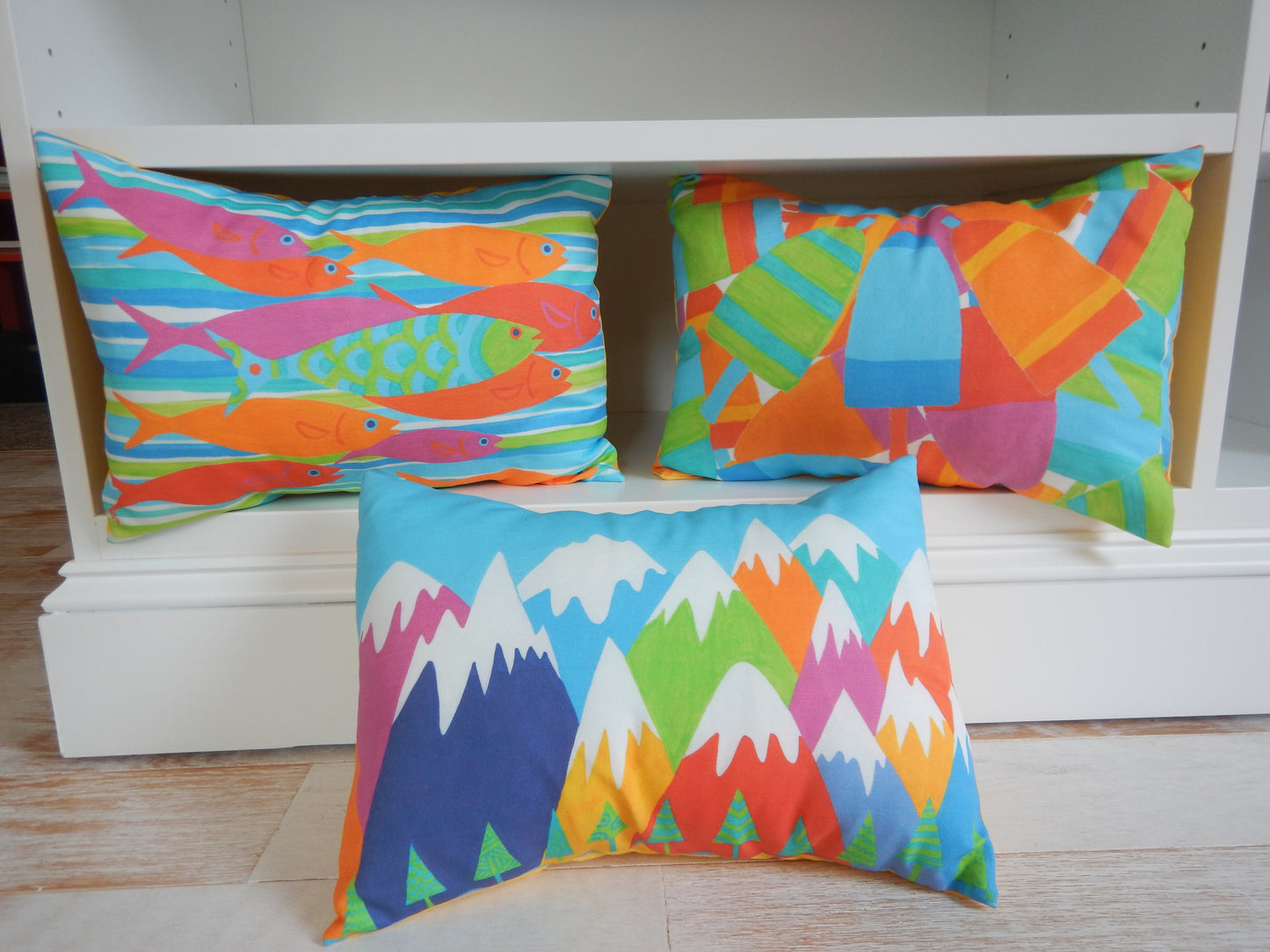 Happy Mountains Pillow