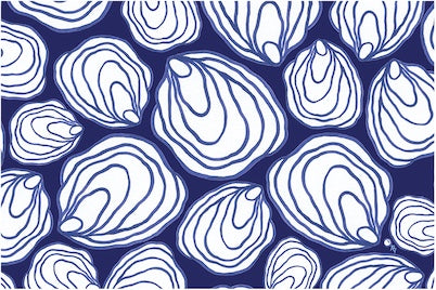 Oysters on Midnight Pillow