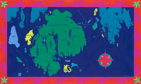 Mount Desert Island, Maine Chart