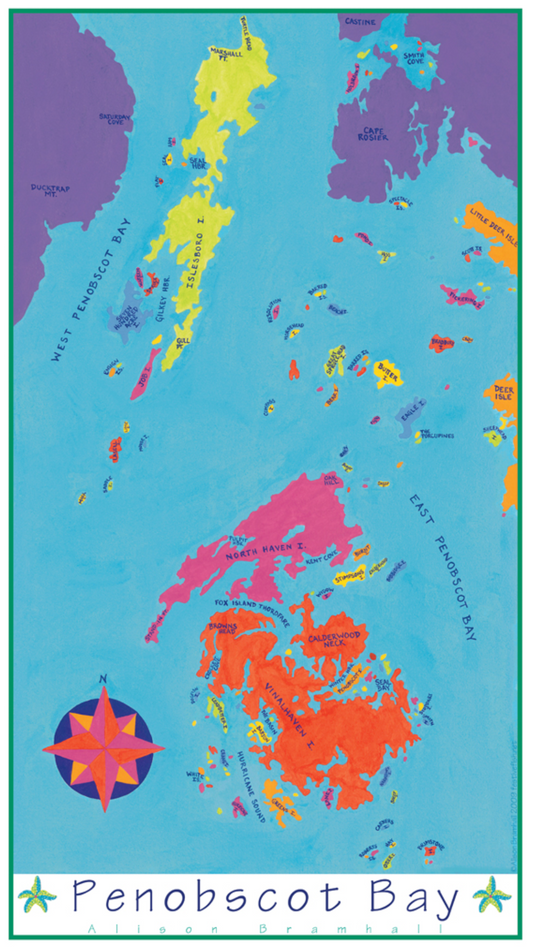 Penobscot Bay, Maine Chart