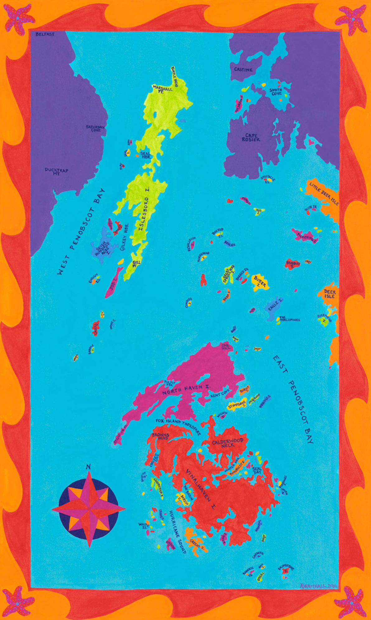 Penobscot Bay, Maine Chart