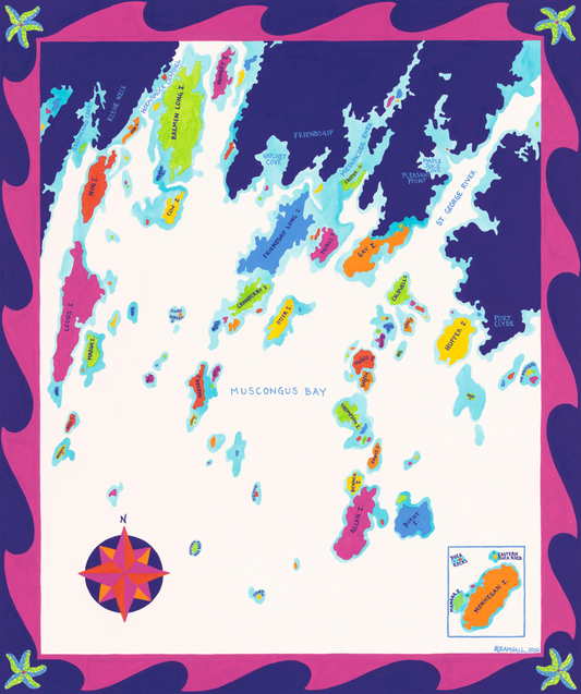 Muscongus Bay, Maine Chart