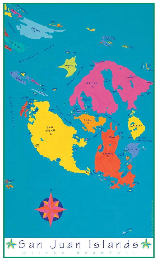 San Juan Islands, Washington State Chart