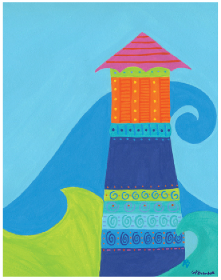 Island Light 11x14 Poster Print