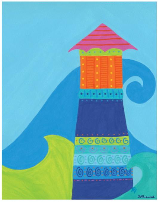 Island Light 11x14 Poster Print