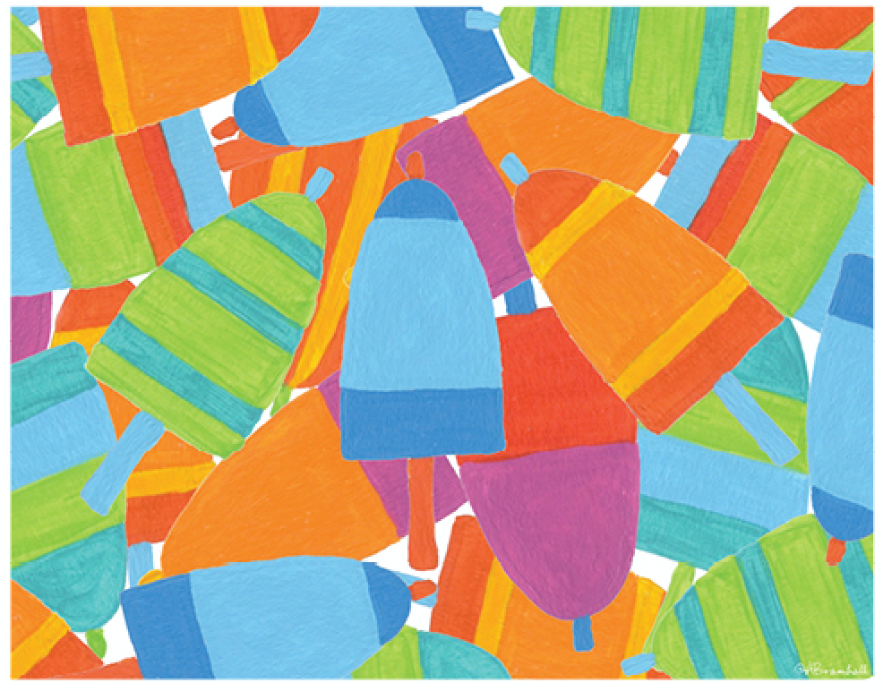 Buoy Burst 11x14 Poster Print