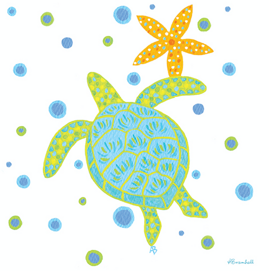 Turtle Flour Sack Towel