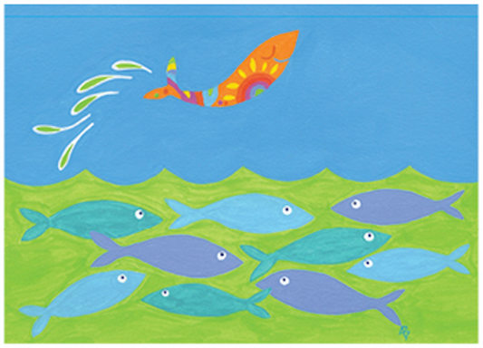 Joyful Fish Card