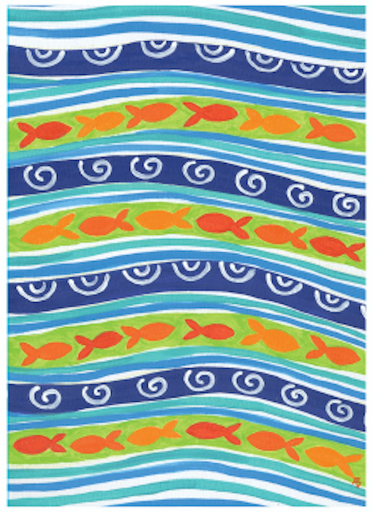 Fish 'n Waves Card
