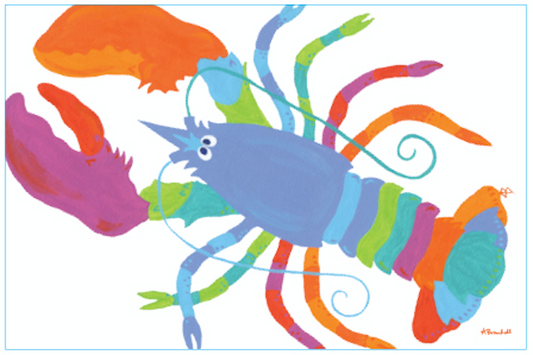 Lifesavor Lobster Placemat