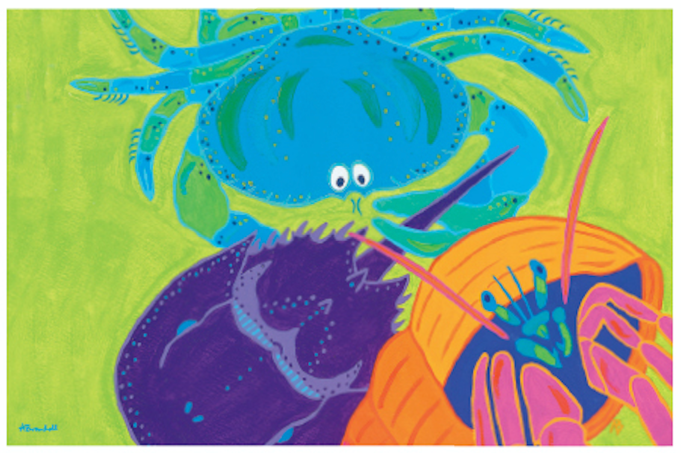 Three Crabs Placemat